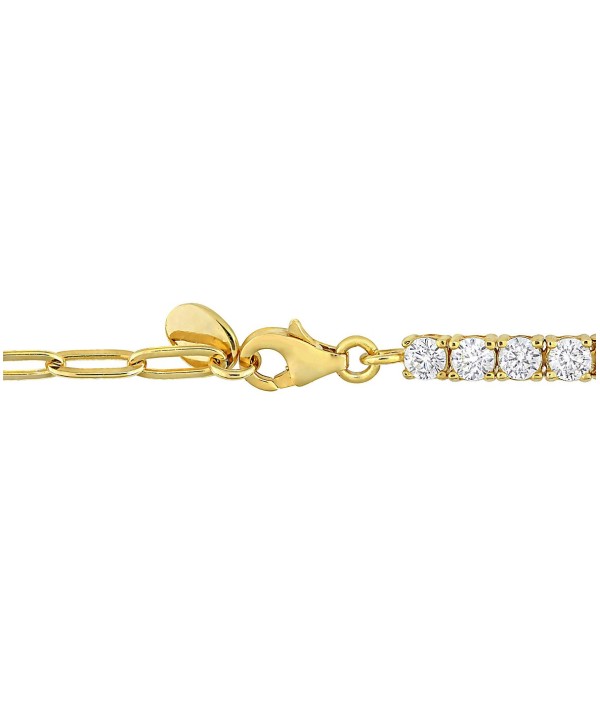 Cubic Zirconia Curved Bar Bracelet