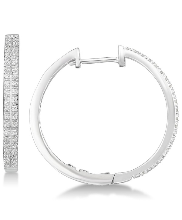 Diamond Hoop Earrings (1/4 ct. t.w.)