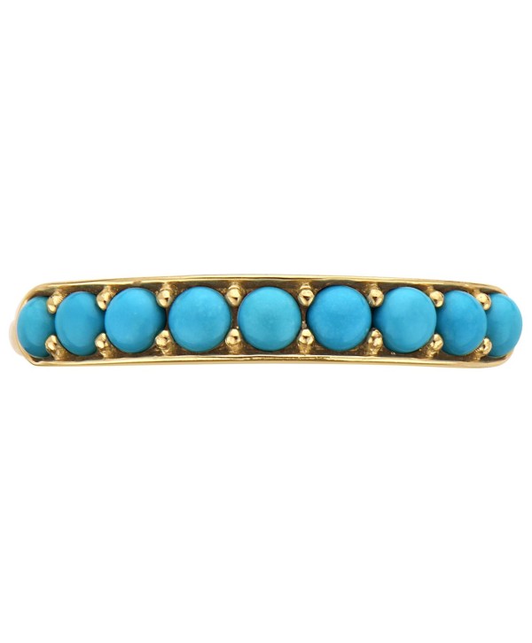 Turquoise Band in 14k Gold