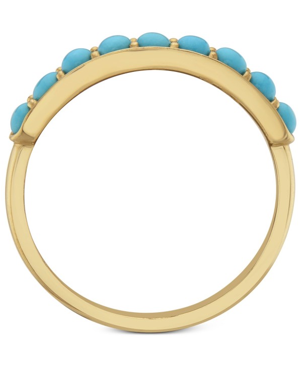 Turquoise Band in 14k Gold