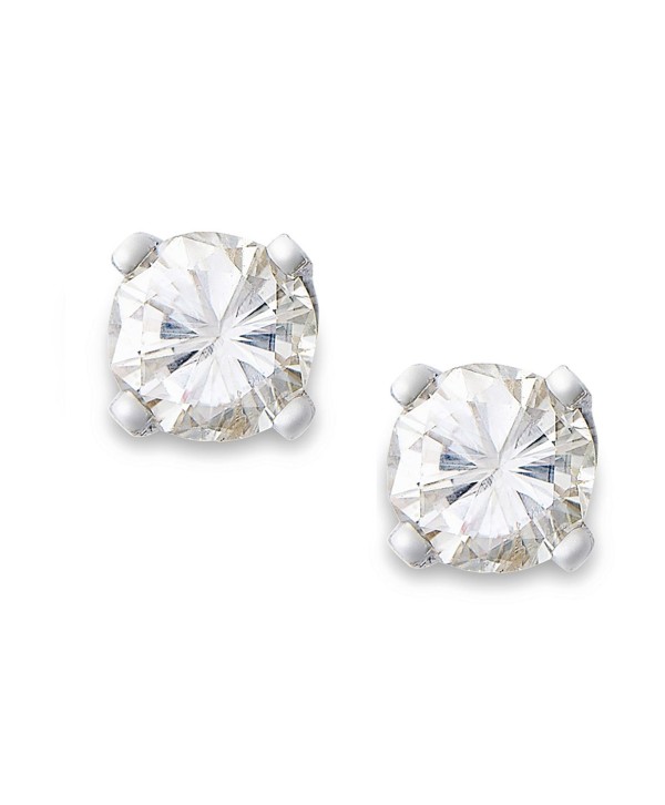 Round-Cut Diamond Stud Earrings in 10k Yellow or White Gold (1/6 ct. t.w.)