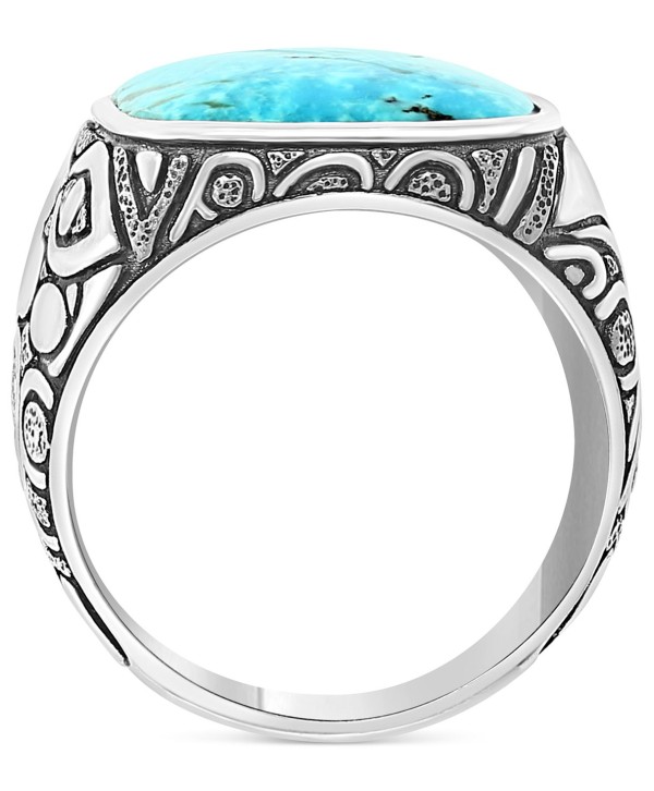 Men's Turquoise Eagle Ring