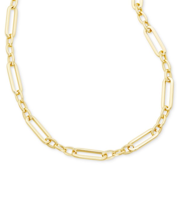 14k Gold-Plated Interlocked Oval Link 20