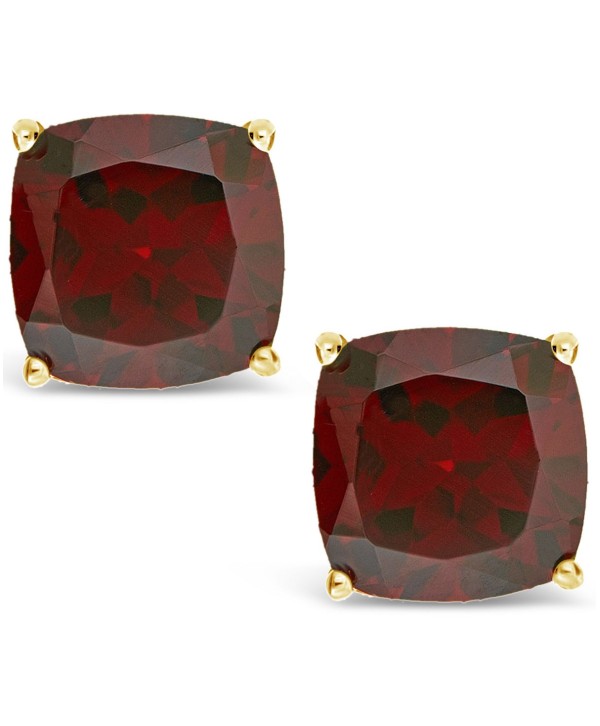 Garnet (3 ct. t.w.) Stud Earrings in 14K Yellow Gold