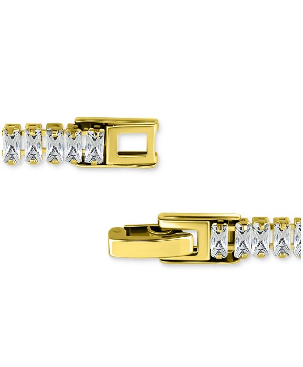 Cubic Zirconia Baguette Tennis Bracelet