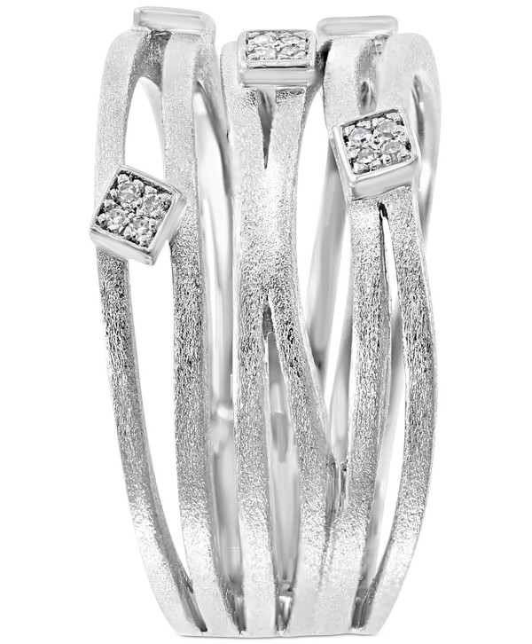 Diamond Multi-Row Statement Ring (1/20 ct. t.w.)