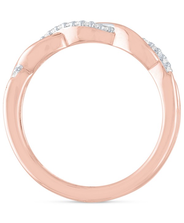 Diamond Bridal Set (1/4 ct. t.w.) in 14k Rose Gold Over