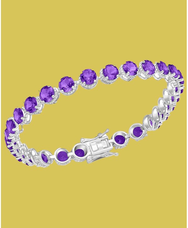 Amethyst Tennis Bracelet (12-3/4 ct. t.w.)