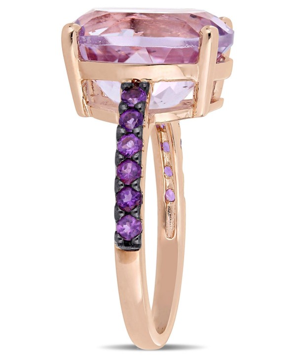 Pink Amethyst (7-7/8 ct.t.w.) Ring in 18k Rose Gold over