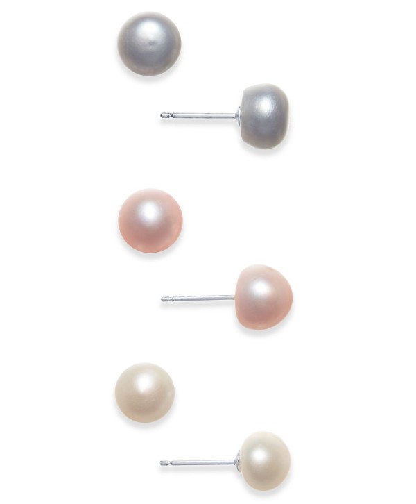 Cultured Freshwater Pearl (8mm) 3-Pc