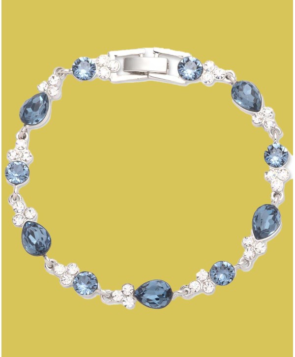 Pear-Shape Crystal Flex Bracelet