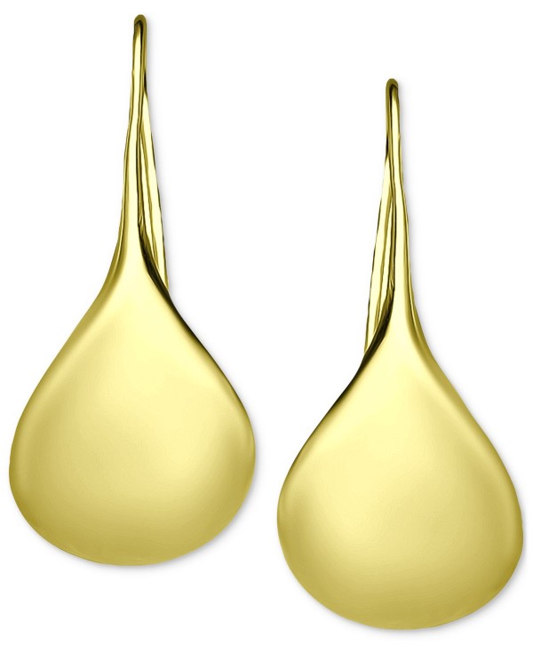 Polished Teardrop Drop Earrings